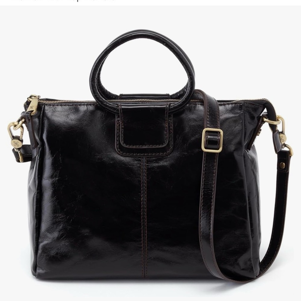 HOBO Sheila Medium Leather Satchel, Crossbody Bag for Women with Top Handle